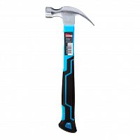 Молоток SMARTBUY с гвоздодером столярный с плексигласс. рукояткой, 225 г (1/48) (SBT-GHN-200p2)