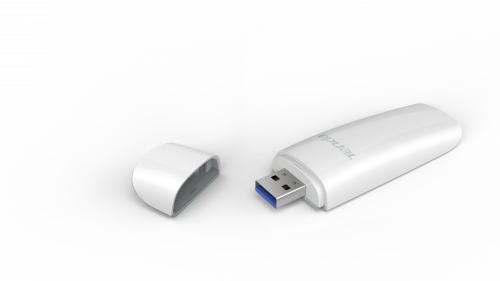 Сетевой адаптер WiFi TENDA U18 AX1800  двухдиапазонный стандарта Wi-Fi 6 U18 (1/40)