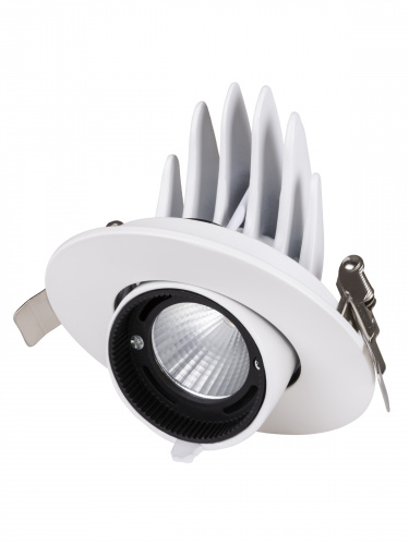 Светильник светодиодный TDM встраиваемый поворотный "Акцент-1" DSL-01-018-WW 18 Вт, 24°, 3000 К, 90 Ra, IP40, (1/40) (SQ0369-0400) фото 5 Светильник светодиодный TDM встраиваемый поворотный "Акцент-1" DSL-01-018-WW 18 Вт, 24°, 3000 К, 90 Ra, IP40, (1/40) (SQ0369-0400) фото 5