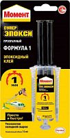 1405797 Момент СУПЕР ЭПОКСИ Формула 5, прозрачн., 14 мл шприц (1/24/1728) (Б0022995)