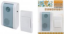 Звонок TDM НАРОДНЫЙ беспроводной ЗБР-Н-11/1-32М в розетку (32 мелодии, кнопка IP30, AC 230V, открытый код) (1/60) (SQ1901-0121)