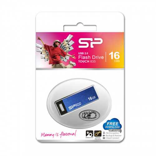 Флеш-накопитель USB 16GB Silicon Power Touch 835 синий металл (SP016GBUF2835V1B) фото 9 Флеш-накопитель USB 16GB Silicon Power Touch 835 синий металл (SP016GBUF2835V1B) фото 9