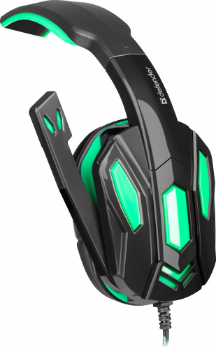 Гарнитура DEFENDER Warhead G-275 зеленый/черный, шнур 1,8 м. (1/20) (64122) фото 11