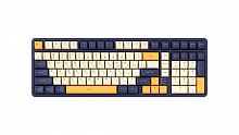 Клавиатура проводная RITMIX RKB-602BL, синяя, клавиш 102, проводное подкл. -USB Type-C, подстветка (1/10) (80004452)