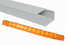 Кабель-канал (Цена за 1м!!! Мин. отгрузка=2м!!!) 40х25 белый TDM (50 м) (SQ0402-0009)