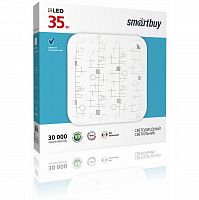 Светильник светодиодный SMARTBUY потолочный 35W Loongo, 6000К, 2800Лм, 420*420*75мм (SBL-Lng-35-W-6K) (1/20)