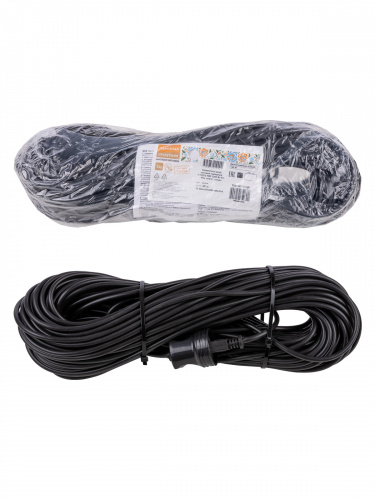 Удлинитель НАРОДНЫЙ шнур силовой, ПВС 2200 Вт б/з, 40м, штепс. гнездо (1/5) (SQ1307-0209)