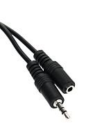 Кабель удлинительный VCOM 3.5 Jack (M) - 3.5 Jack (F), стерео, аудио, 1.8 м. (1/175) (VAV7179-1.8M)