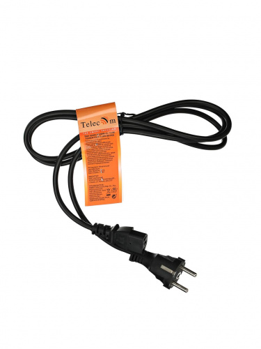Кабель компьютер--> розетка 220V EU (прямой) <VDE> 3GX0,75mm2, 1,8m, медь, TELECOM <TE021-CU0.75-1.8> (1/60) (TE021-CU0.75-1.8M) фото 3 Кабель компьютер--> розетка 220V EU (прямой) <VDE> 3GX0,75mm2, 1,8m, медь, TELECOM <TE021-CU0.75-1.8> (1/60) (TE021-CU0.75-1.8M) фото 3