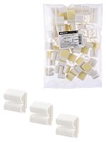 Клипса для кабеля самоклеящаяся тип B 17х20 мм (100шт) TDM (1/20) (SQ0516-0401)