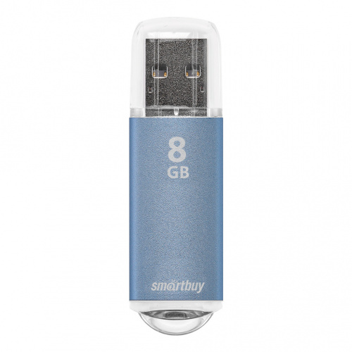 Флеш-накопитель USB  8GB  Smart Buy  V-Cut  синий (SB8GBVC-B)