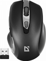Беспроводная мышь DEFENDER Prime MB-053, 6D,800-1600dpi,бесшумн, черный (1/40) (52053)