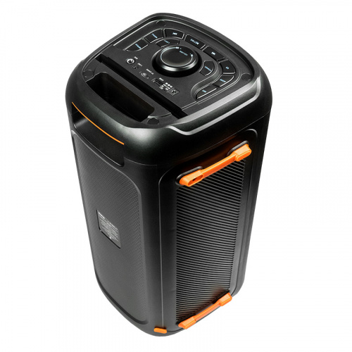 Портативная акустика напольная DIALOG Oscar AO-150, 40WRMS, Караоке с беспр. микр., BT+FM+USB+SD+LED, черный (1/1) фото 5