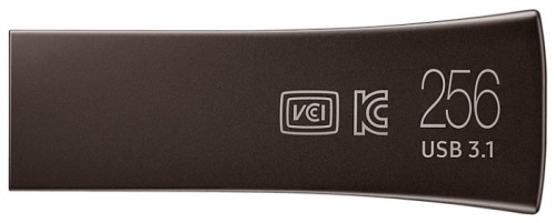 Флеш-накопитель USB 3.1  256GB  Samsung  Bar Plus  темно-серый (MUF-256BE4/APC) фото 14
