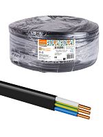 Кабель НАРОДНЫЙ ВВГмб-П нг(А)-LS 3х4 220/380 (100м) (1/100/100) (SQ0117-1427)