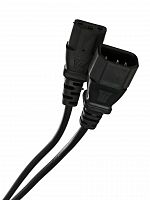 Кабель UPS - устройство 220V (IEC-320-C13/C14) <VDE>3G0,5mm2,1,8m, медь, Telecom <TE001-CU0.5-1.8M> (1/100)