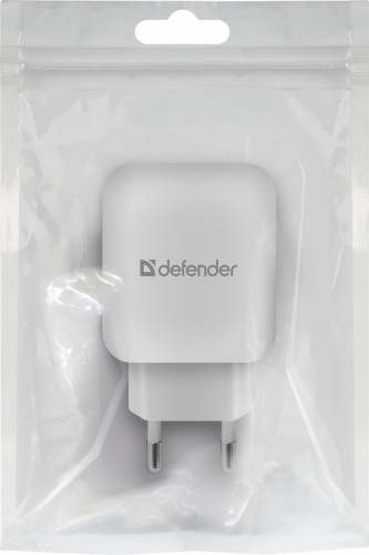 Блок питания сетевой DEFENDER EPA-13, белый, 2xUSB, 5V/2.1А, пакет (1/200) (83841) фото 9 Блок питания сетевой DEFENDER EPA-13, белый, 2xUSB, 5V/2.1А, пакет (1/200) (83841) фото 9