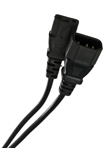 Кабель UPS - устройство 220V (IEC-320-C13/C14) <VDE>3G0,5mm2,1,8m, медь, Telecom <TE001-CU0.5-1.8M> (1/100)