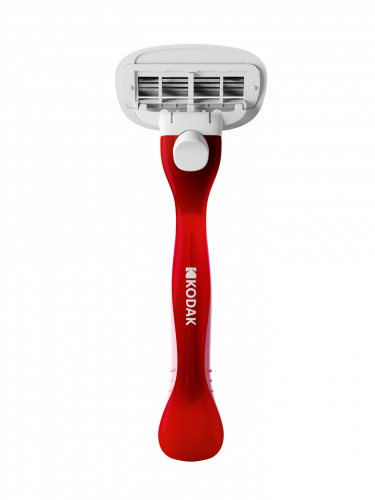 Бритвенная система Kodak LADY Prem Razor 5 женская 5 лезвий розовая 2 сменных кассеты (1/12/48) (Б0053242) фото 3