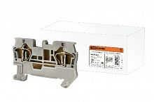 Зажим клеммный безвинтовой (ЗКБ) 2,5 мм2 31А серый TDM (SQ0822-0003)