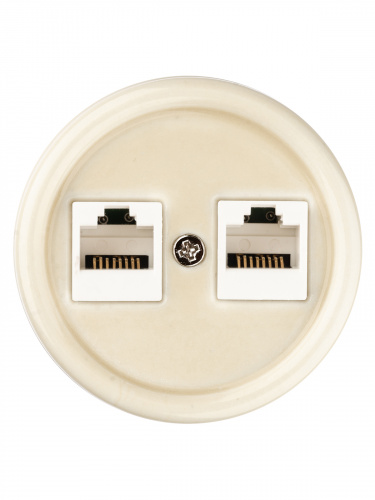 Розетка TDM двойная компьютерная RJ45 сл. кость «Болонь» (1/72) (SQ1820-0351) фото 5 Розетка TDM двойная компьютерная RJ45 сл. кость «Болонь» (1/72) (SQ1820-0351) фото 5