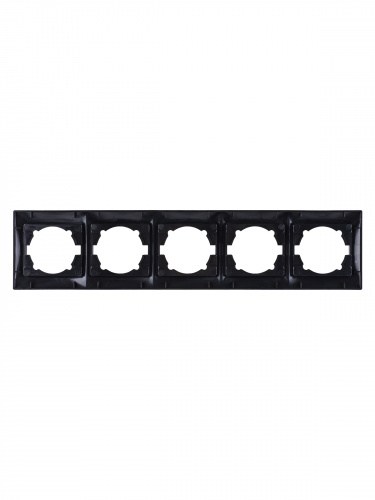 Рамка 5-ти постовая горизонтальная графит , с/у, "Лама" (10/120) TDM (SQ1815-0637) фото 3 Рамка 5-ти постовая горизонтальная графит , с/у, "Лама" (10/120) TDM (SQ1815-0637) фото 3