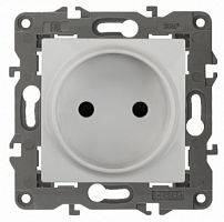 Розетка ЭРА серии Elegance скрытой установки 2P 16A0В IP20 белый (1/10/100) (Б0034284)