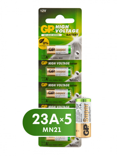 Элемент питания GP 23A BL5 (5/100/1000) (4891199042140) Элемент питания GP 23A BL5 (5/100/1000) (4891199042140)