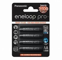 Аккумулятор PANASONIC  R6 eneloop pro BK-3HCDE/4BE (2500mAh) (4 бл) (4/80) (6330)