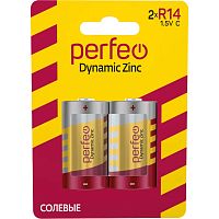 Элемент питания Perfeo R14/2BL Dynamic Zinc (2/20/160) (PF R14/2BL)