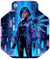 Напольный игровой ковер DEFENDER Motion (Движение) синий/фиолет+принт Аниме (1/4) (50572)