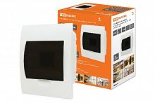 Бокс ЩРВ-П-6 модулей встраиваемый пластик IP41 TDM (1/20) (SQ0902-0002)