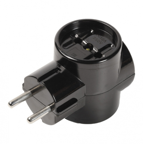 Блок-разветвитель SMARTBUY на 3 гнезда без заземления бакелитовый 16А 250B черный (SBE-16-A06-3z) (1/20/120) Блок-разветвитель SMARTBUY на 3 гнезда без заземления бакелитовый 16А 250B черный (SBE-16-A06-3z) (1/20/120)