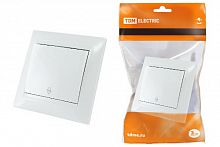 Выключатель скрытая установка, перекрестный 1-кл. 10А белый "Лама" TDM (SQ1815-0036)