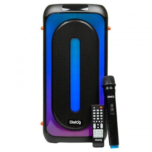 Портативная акустика напольная DIALOG Oscar AO-150, 40WRMS, Караоке с беспр. микр., BT+FM+USB+SD+LED, черный (1/1) фото 8