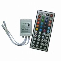 Ecola LED strip RGB IR controller 12A 144W 12V (288W 24V) с большим инфракрасным пультом управления (1/10/100) (CRL144ESB)