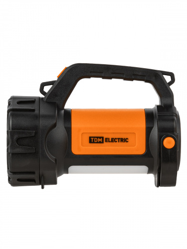 Фонарь TDM светодиодный "Прожектор 6", 5 Вт LED+10 SMD+9 SMD, 400 лм, 3,7 В 2x18650 2,4 А*ч, USB, (1/24) (SQ0350-0059) фото 7