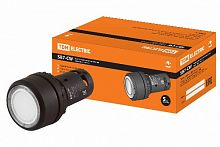 Кнопка SB7-CW3161-24V(LED) d22мм 1з белая TDM (SQ0746-0024)