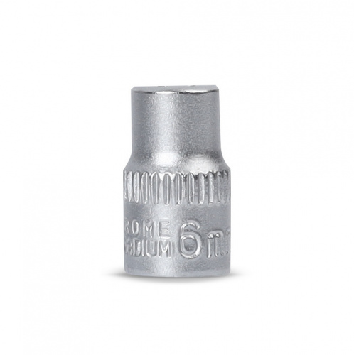 Головка на 6 мм SMARTBUY торцевая, шестигранная, под квадрат 1/4", CR-V, tools (1/400) (SBT-SW-6-14p1)
