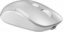 Беспроводная мышь A4TECH Fstyler FB26CS Air2 серебристый/белый оптическая (2000dpi) silent BT/Radio USB для ноутбука (4but)(1/40) (FB26CS AIR2 ICY WHITE)