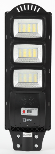 Светильник ЭРА консольный на солн. бат. SMD 60W с датч. движ. ПДУ 1000lm 5000К IP65 (6/90) (Б0046801) фото 2