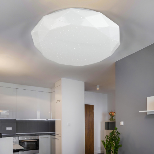 Светильник светодиодный ЭРА потолочный SPB-6-24-4K Sparkle без ДУ 24Вт 4000K (1/10) (Б0054055) фото 4