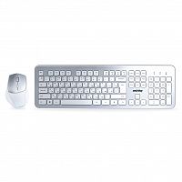 Комплект беспроводной Клавиатура + Мышь Smartbuy 233616AG (SBC-233616AG-SW) серебристо-белая (1/10)