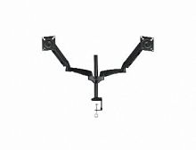 Кронштейн для мониторов ЖК Kromax OFFICE-12 черный 15"-32" макс.12кг настольный поворот и наклон (20227)