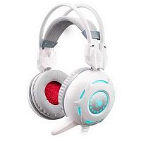 Игровая гарнитура A4TECH Bloody G300 2.2м мониторы, белый (G300) (1/20) (G300 WHITE+GREY)