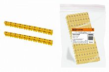 Маркер наборный - символ "4" желтый 6 мм2 (100 шт.) TDM (SQ0534-0050)