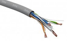 Кабель ЭРА витая пара U/UTP 4x2x23 AWG Cat 6 CU PVC 305 метров (1/2) (Б0053023)