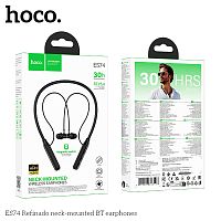 Гарнитура bluetooth HOCO ES74 Refinado, bluetooth 5.4, 280mAh, цвет: чёрный (1/150) (6942007648103)