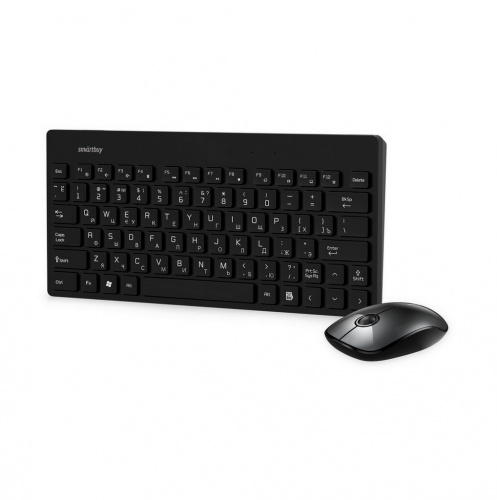Комплект беспроводной Клавиатура + Мышь Smartbuy 220349 AG, чёрный (1/20) (SBC-220349AG-K)