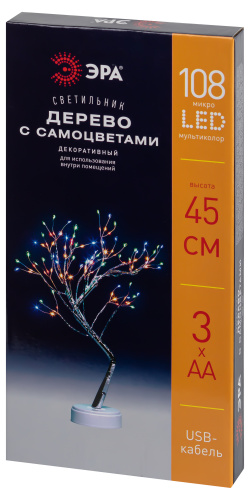 Фигурка ЭРА ЕGNID - 36MC Дерево с самоцветами 36 microLED (1/24) (Б0056009) фото 4